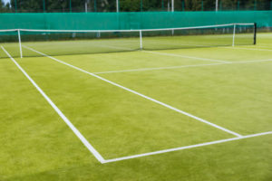 installation terrain de tennis