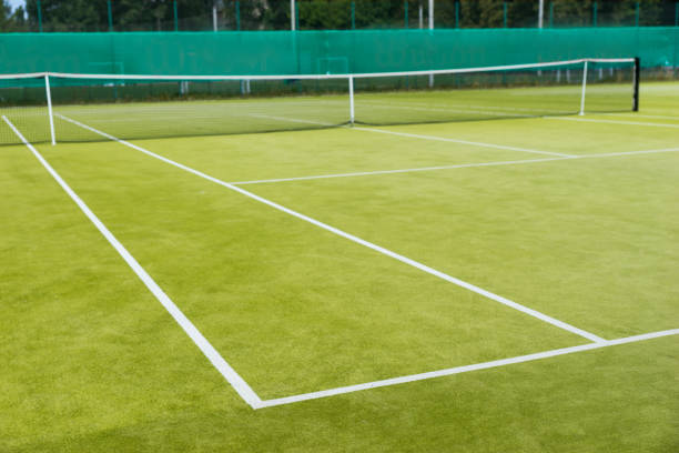 installation terrain de tennis