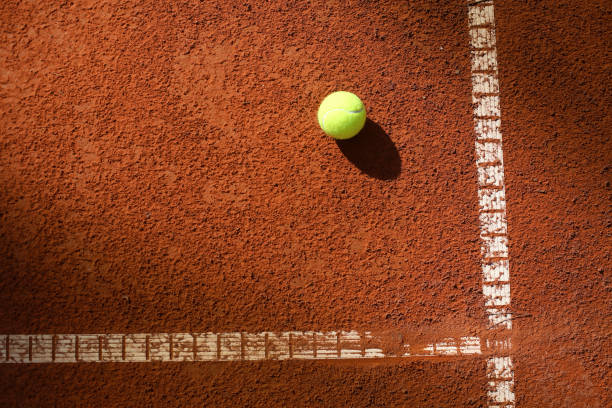 construction court de tennis en terre battue à Chartres